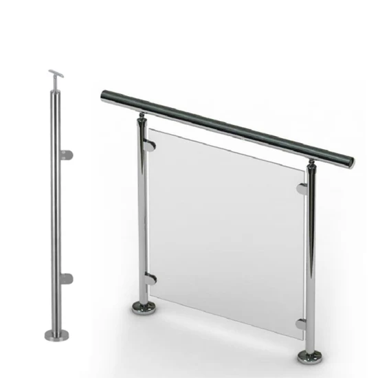Wholesale Stainless Steel Balustrade Steel Handrail Bracket Deck Balcony Handrails