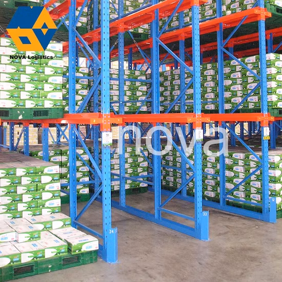 Q235 Steel Industrial Warehouse Storage Heavy Duty Metal Pallet Racking